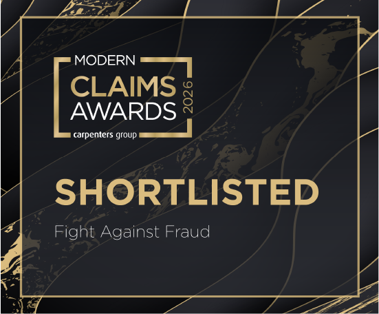 Modern Claims Awards - Shortlisted Fight against Fraud