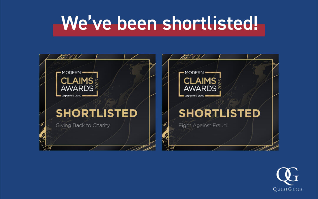 We've been shortlisted - Modern Claims Awards