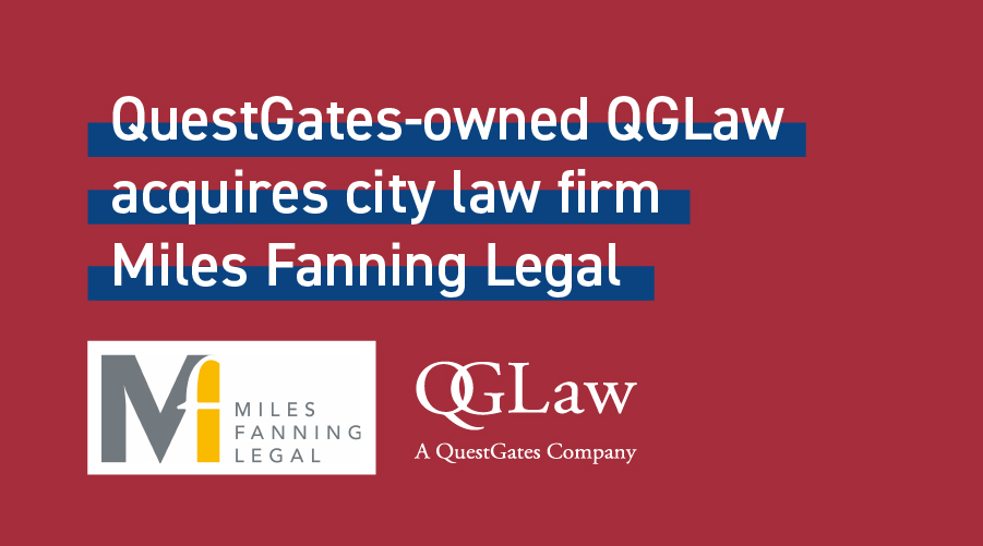 QuestGates-owned QGLaw acquires city law firm Miles Fanning Legal